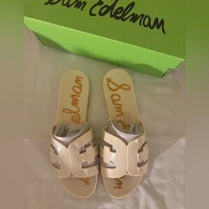 Sam Edelman Beige Slide Sandals